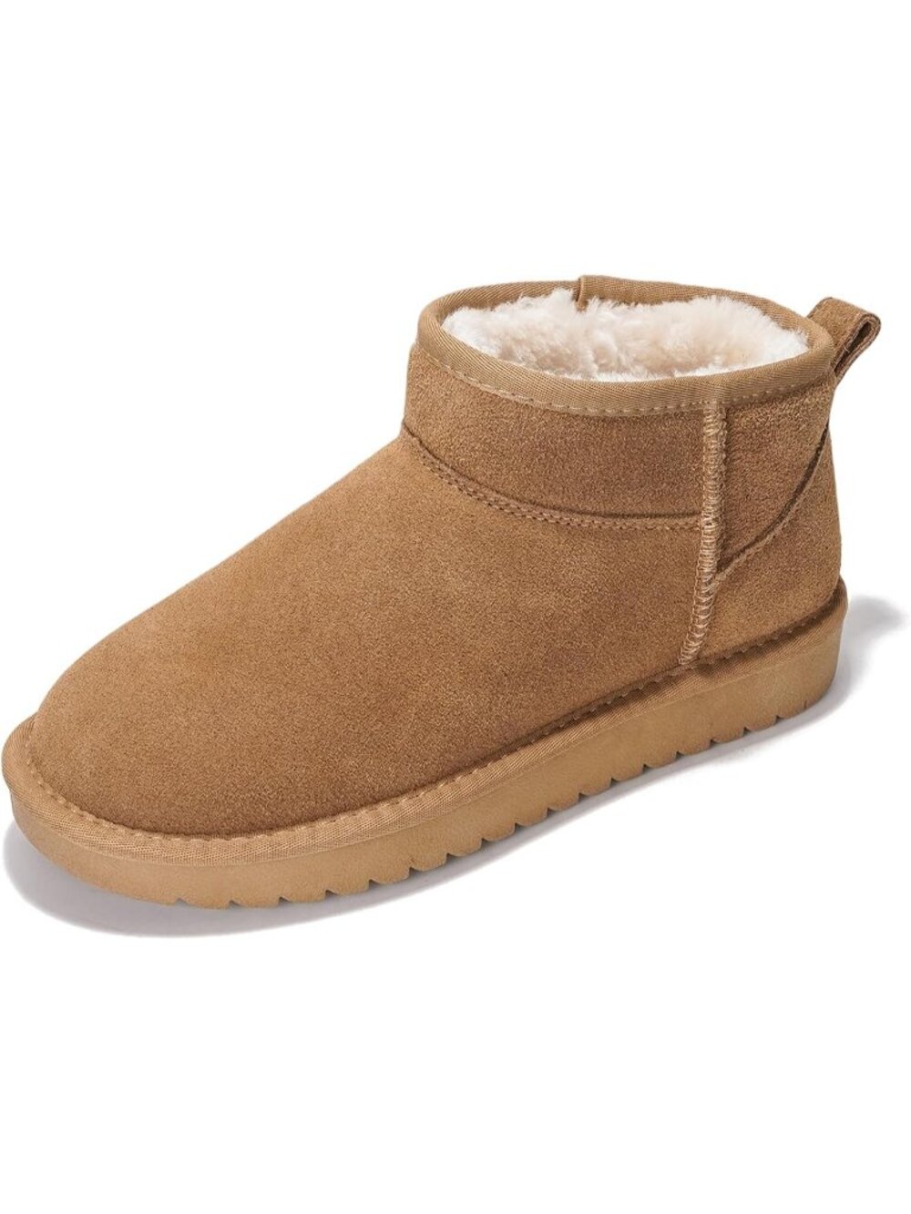 Womens Wheat Suede Project Cloud Premium Genuine Leather Comfortable Ankle Boots